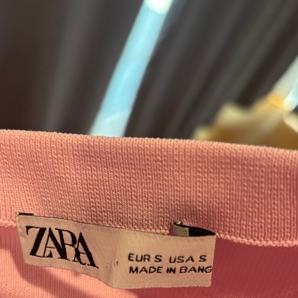 Zara Soft Pink One-Shoulder Dress - Picture 2 of 5